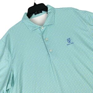 East Lake Golf Club Turtleson Performance Polo Shirt Men XL Stretch Short Sleeve